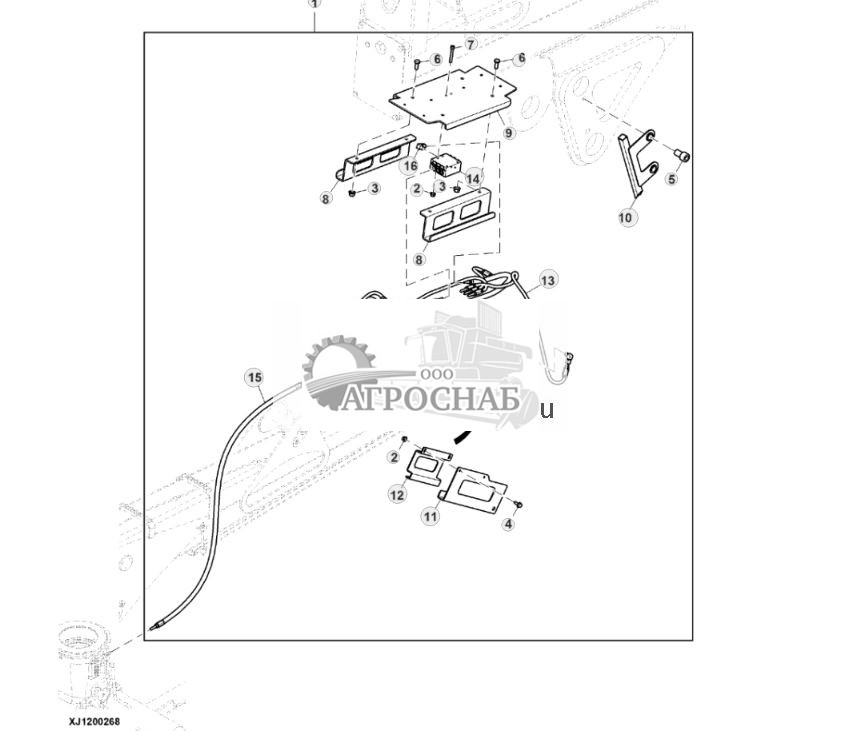 Lubrication Harness Kit, Boom, CF510  CF710 - ST844422 233.jpg